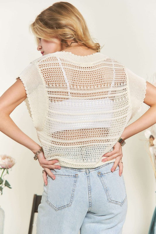 The Delia Crochet Top