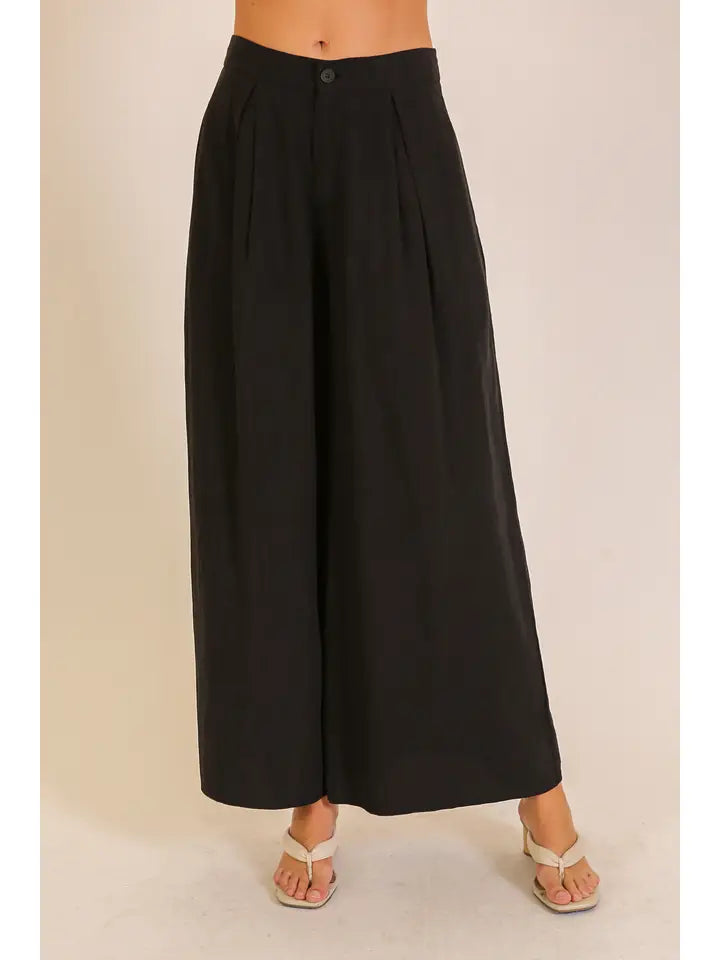 High Waisted Pleated Pant