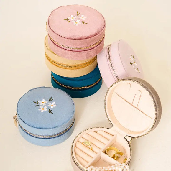 Round Jewelry Case