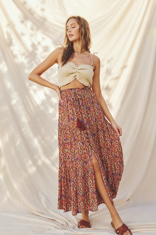 Royal Desert Maxi Skirt