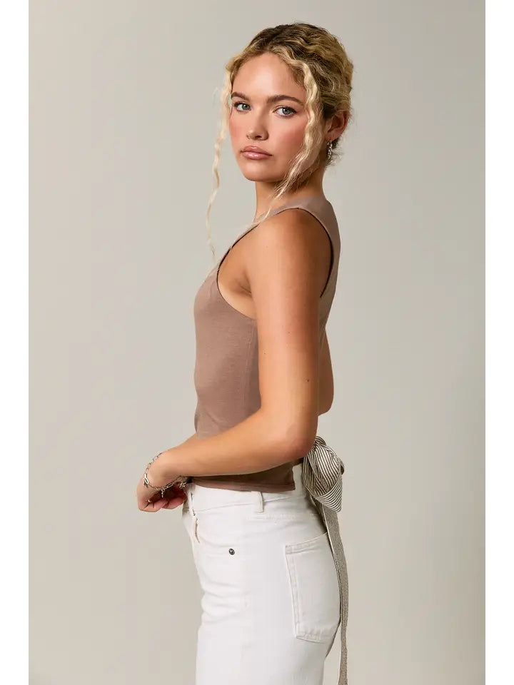 The Mocha Tie Back