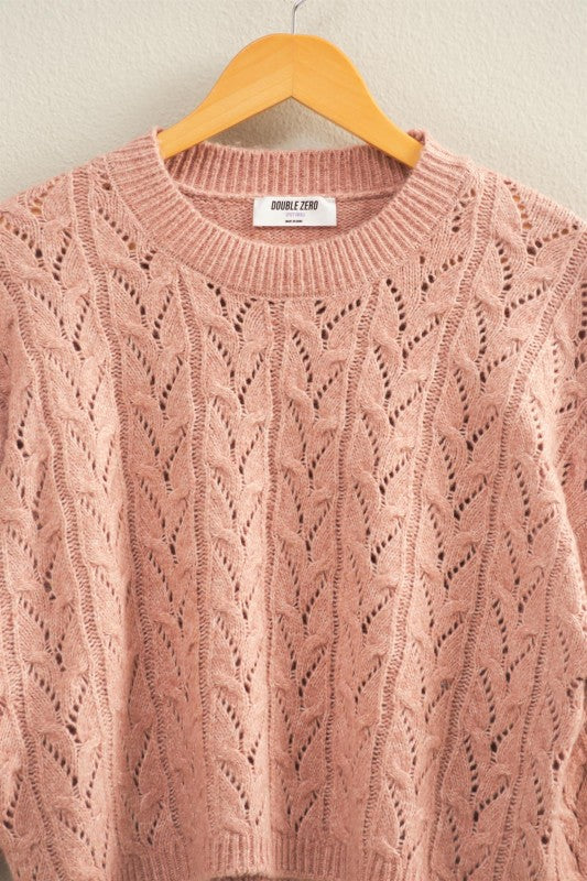 Pink Frost Knit