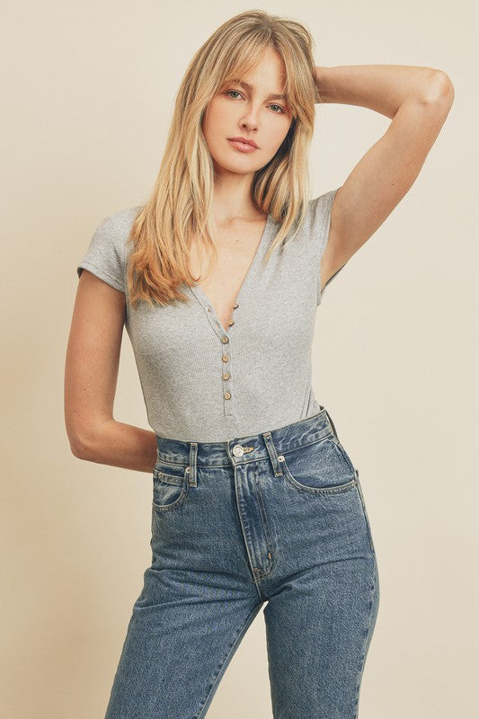 Cap Sleeve Bodysuit