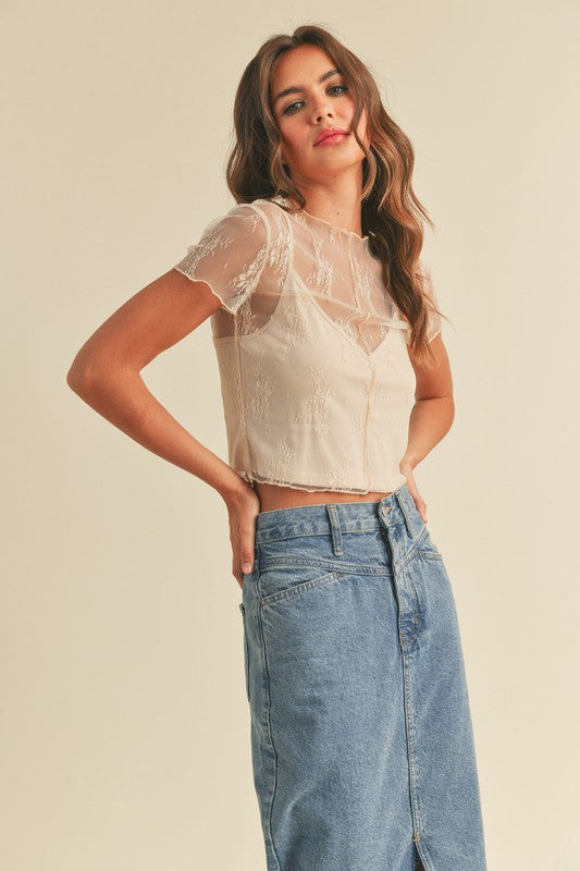 The Anabelle Top - Ivory