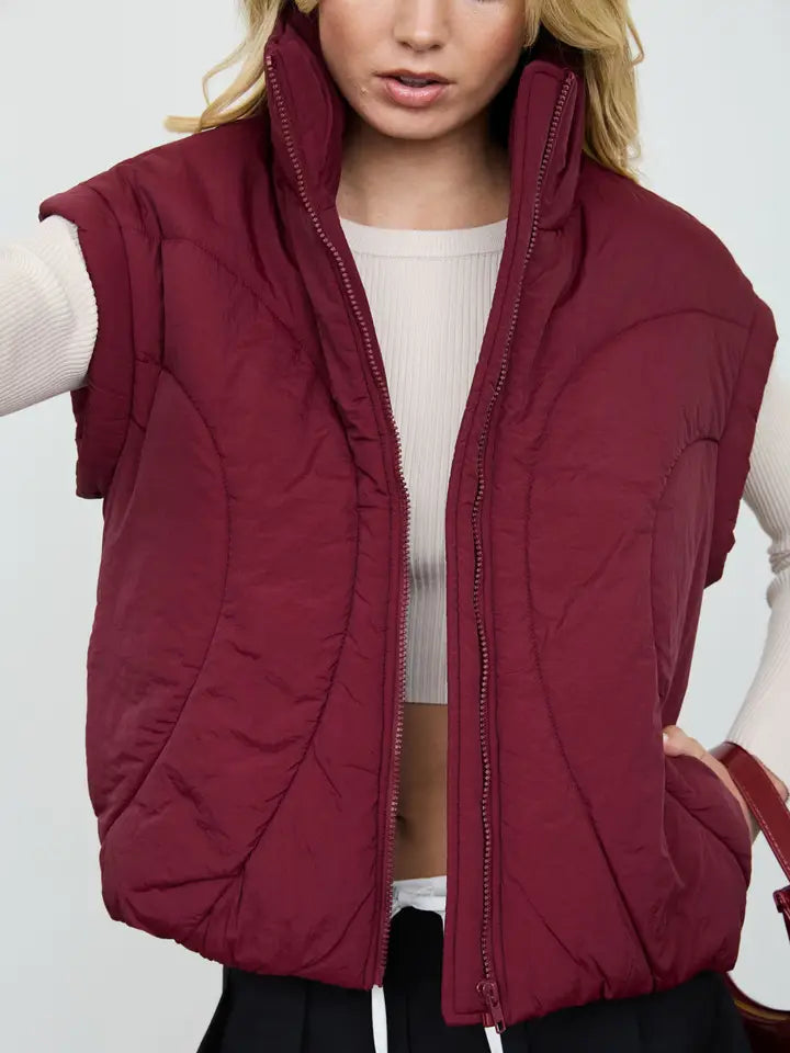 The Wine Puffer Vest