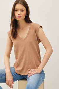 Basic Cap Sleeve Tee