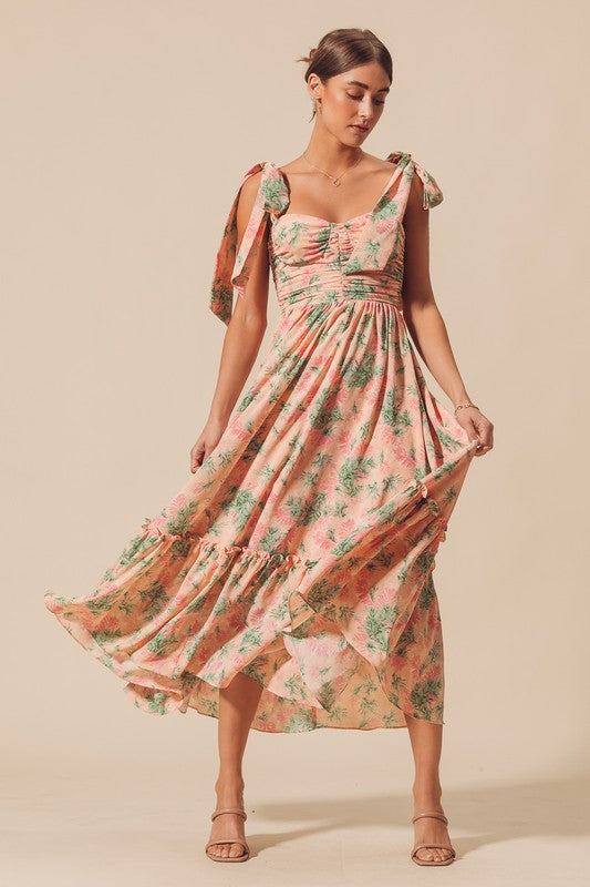 Blush Floral Maxi