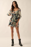 Floral Chiffon Babydoll