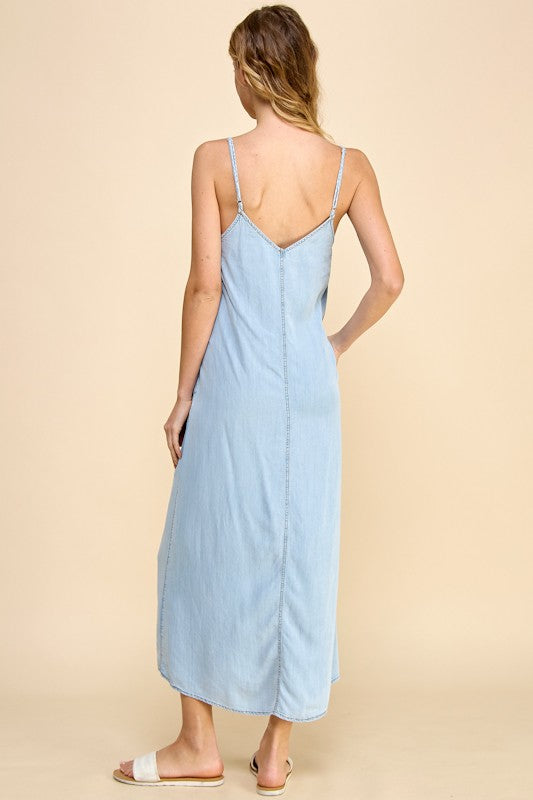 Tencel Midi Dress