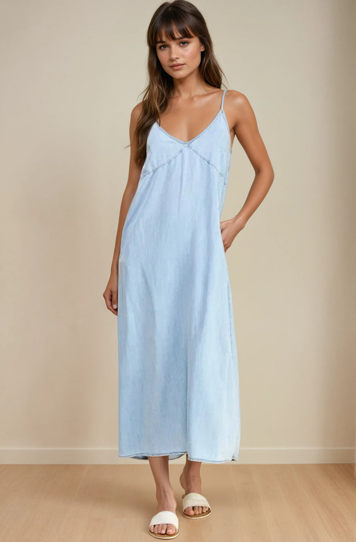 Tencel Midi Dress