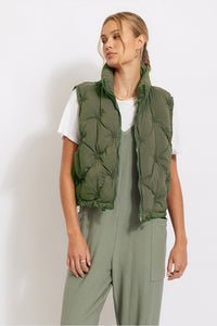 Quilted Crop Puffer