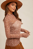 The Sheer Floral Long Sleeve