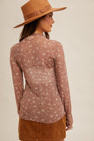 The Sheer Floral Long Sleeve