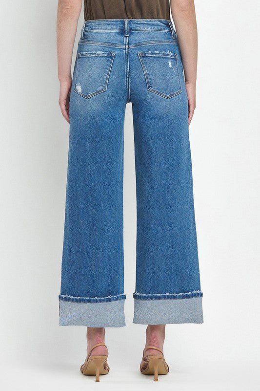 Wide Cuff Denim