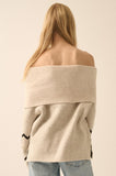 Alpine Off Shoulder Knit