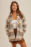 Brushed Plaid Shacket