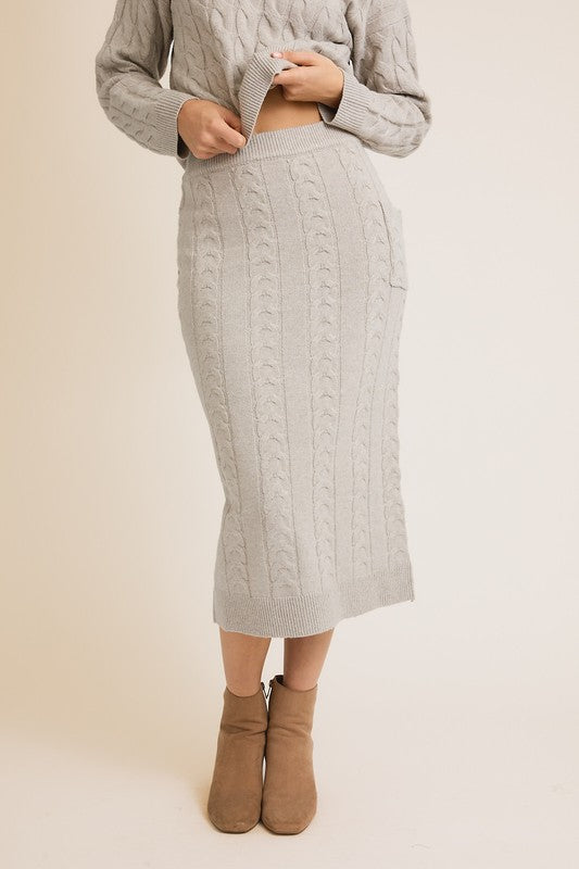 The Cassie Knit Skirt