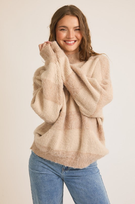 Mock Neck Super Soft Knit