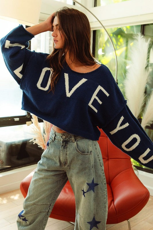 I Love You More Knit