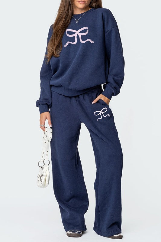 Bow Loungewear - Sweatshirt