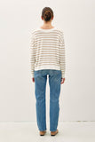 Stripe V Neck Knit