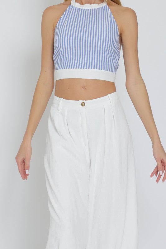 The Santorini Linen Pant
