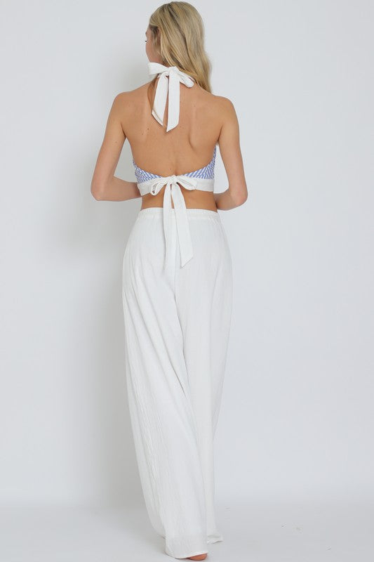 The Santorini Linen Pant