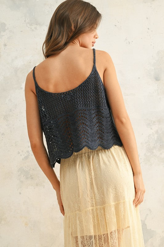 Nautical Crochet Crop