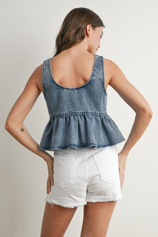 The Daytona Denim Top