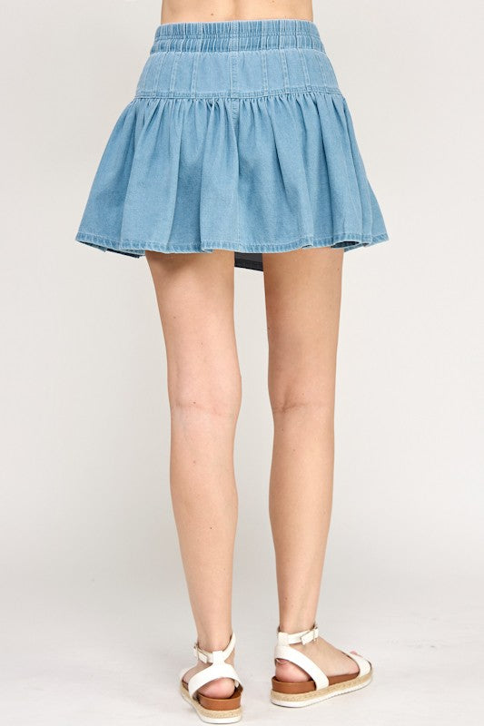 The Piper Denim Skirt