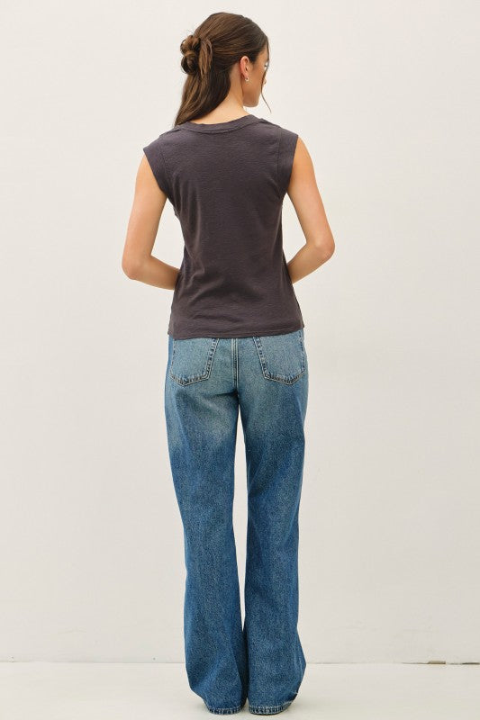 Cap Sleeve Basic Tee