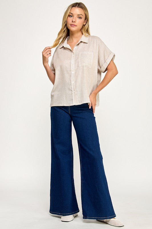 The Grid Line Blouse