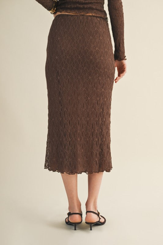 The Cocoa Midi Skirt