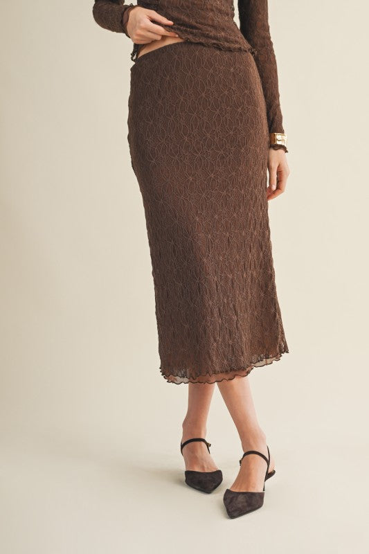 The Cocoa Midi Skirt