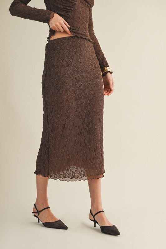 The Cocoa Midi Skirt