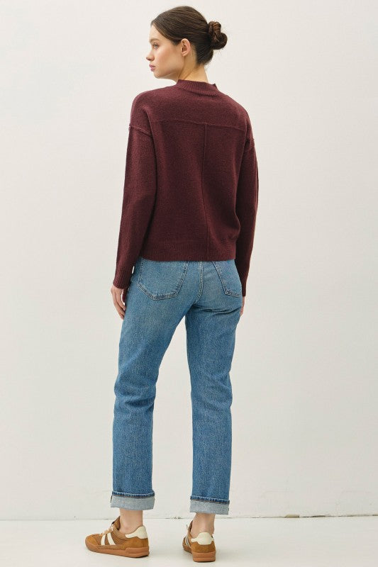 The Hallie Highneck Knit