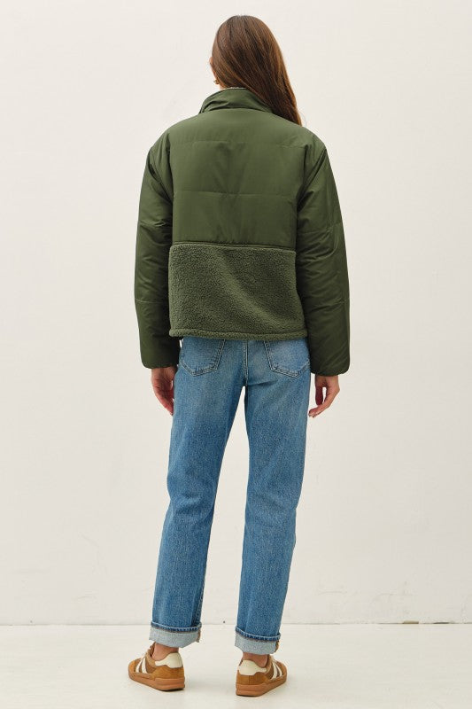 The Reversible Sherpa - Olive