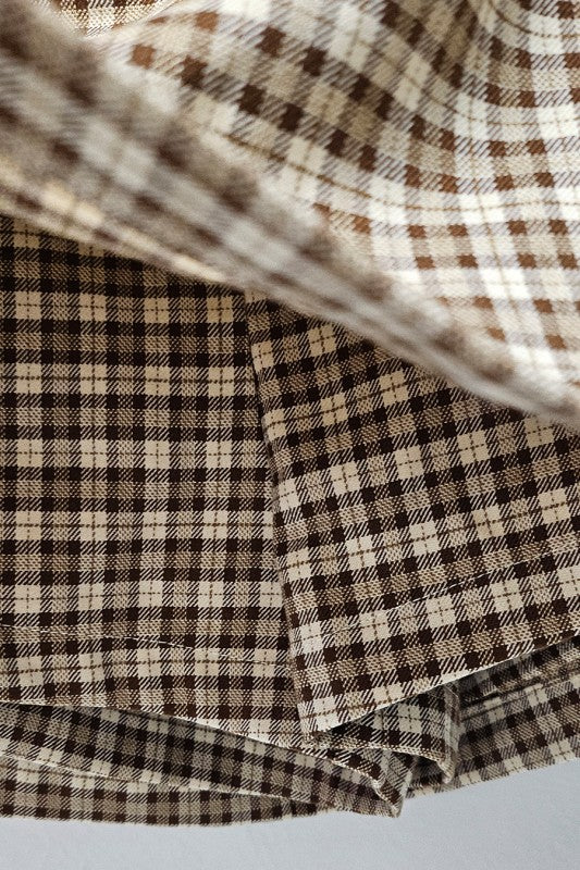 The Skylar Plaid Skort