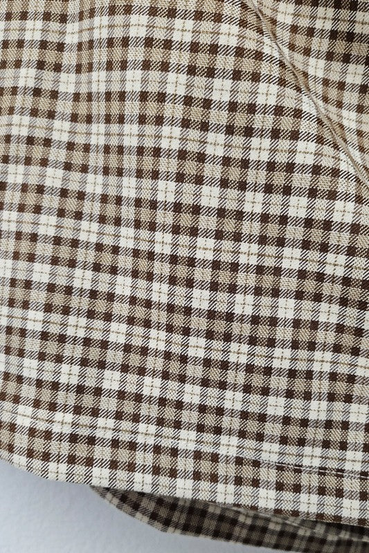 The Skylar Plaid Skort