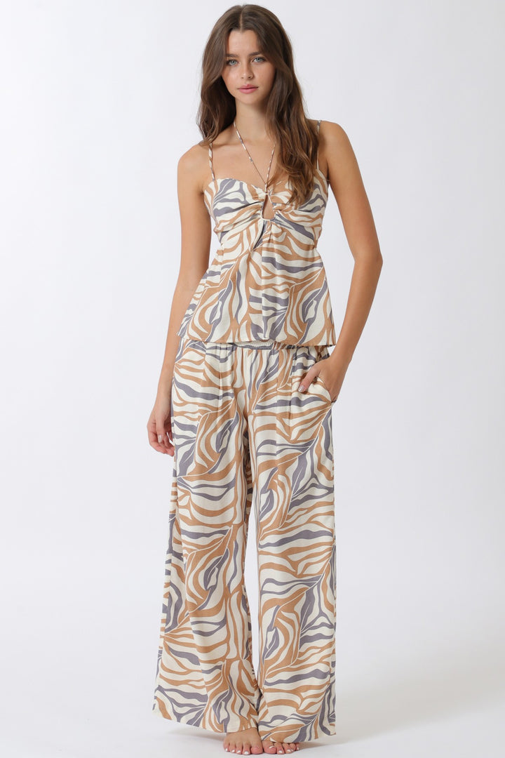Abstract Strap Cami
