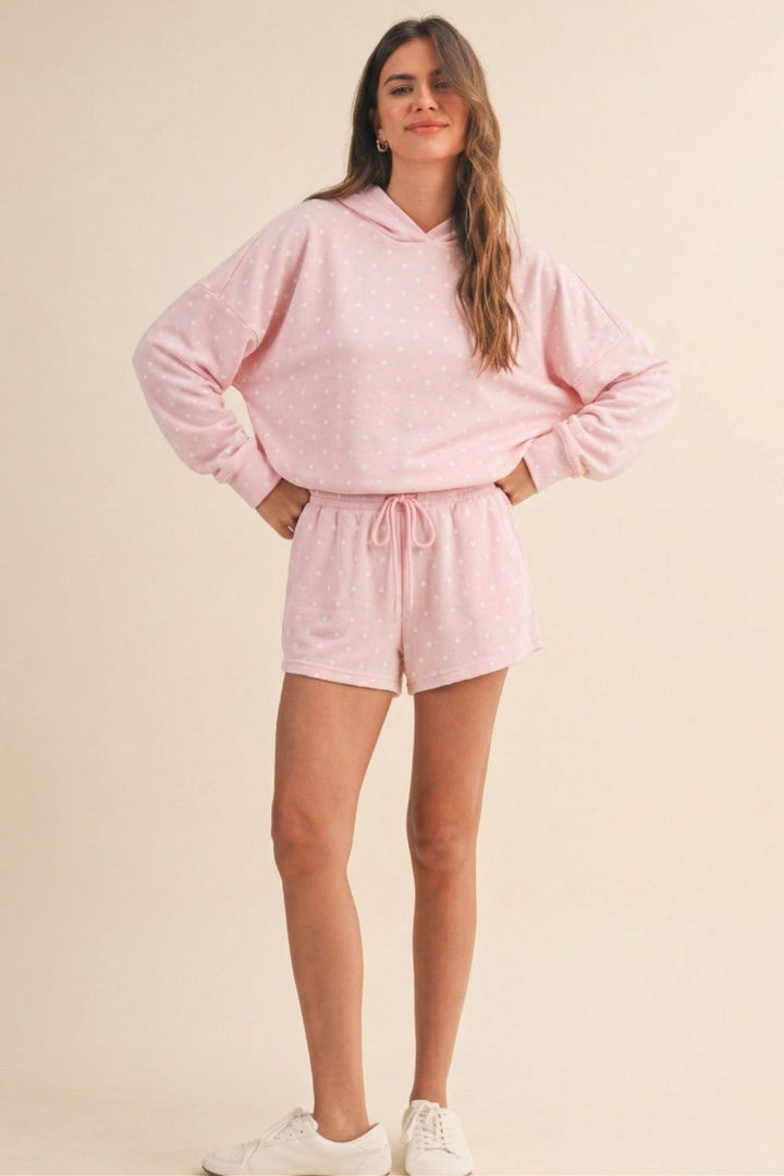 Pink Polka Dot Short