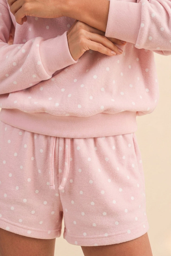 Pink Polka Dot Short