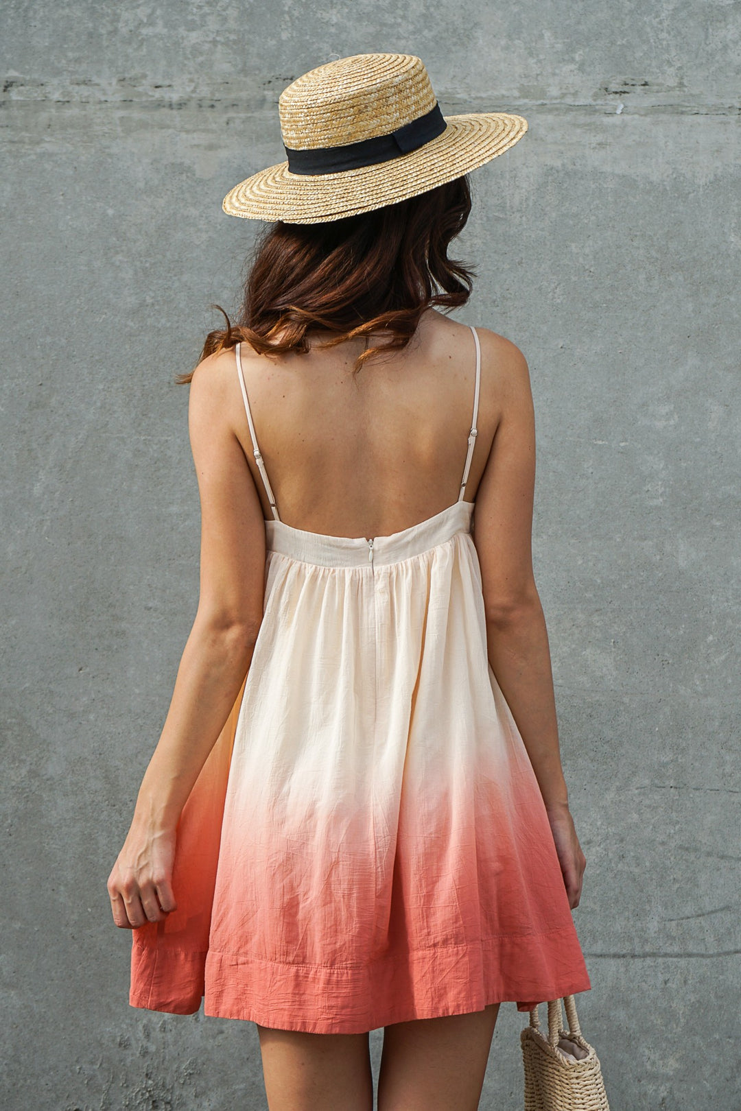 Coastal Breeze Ombre Mini Dress