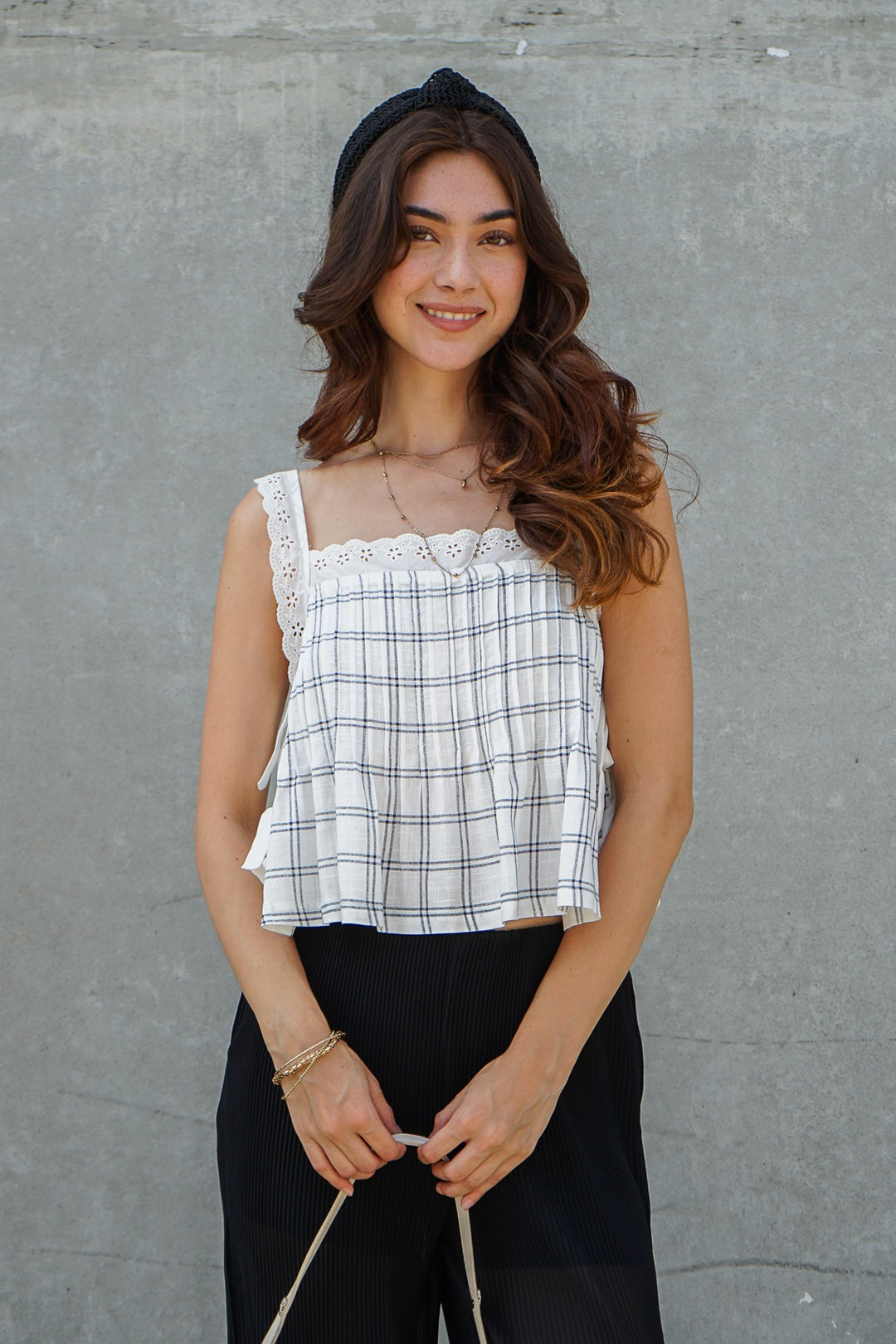 Plaid Sleveless Tank