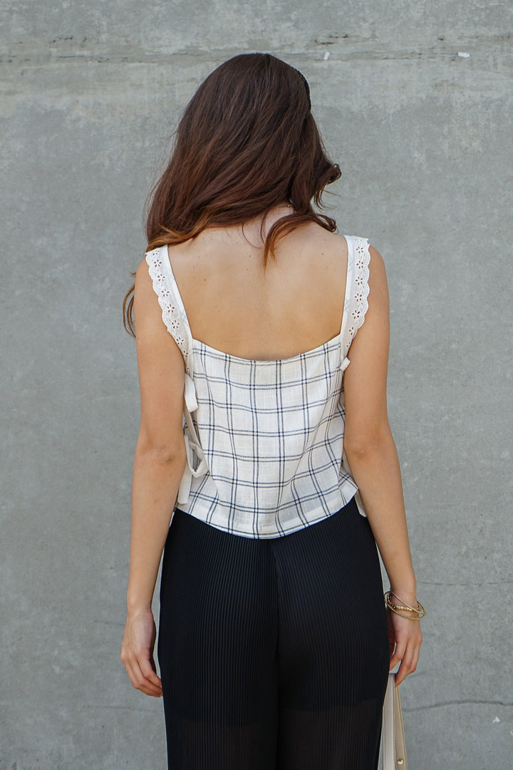 Plaid Sleveless Tank