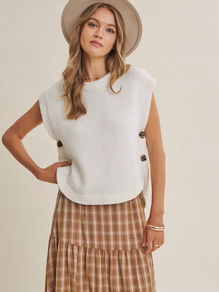 Hi- Low Sweater Top