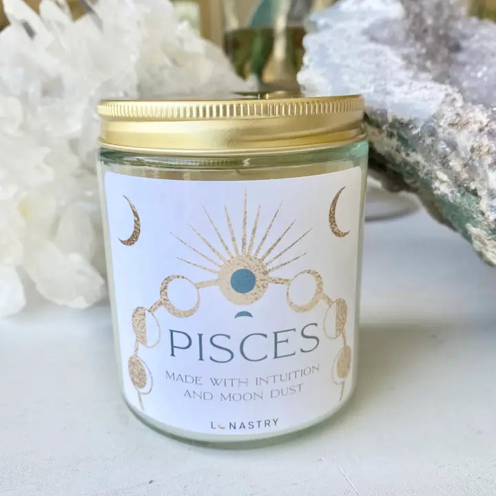 Zodiac Moon Phase Candle