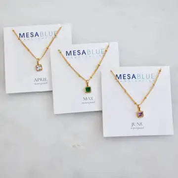 Birthstone Waterproof Necklace
