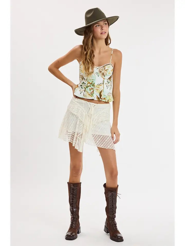 Seaside Olive Crop Top