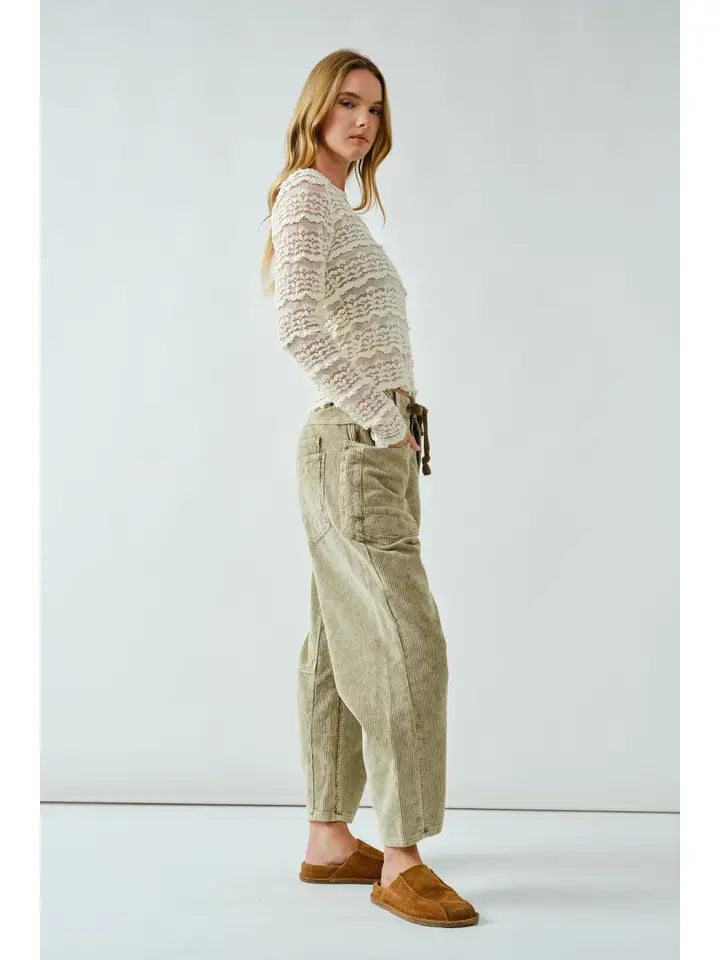 Champagne Charm Lace Top